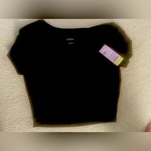 Black target brand crop top size Large.